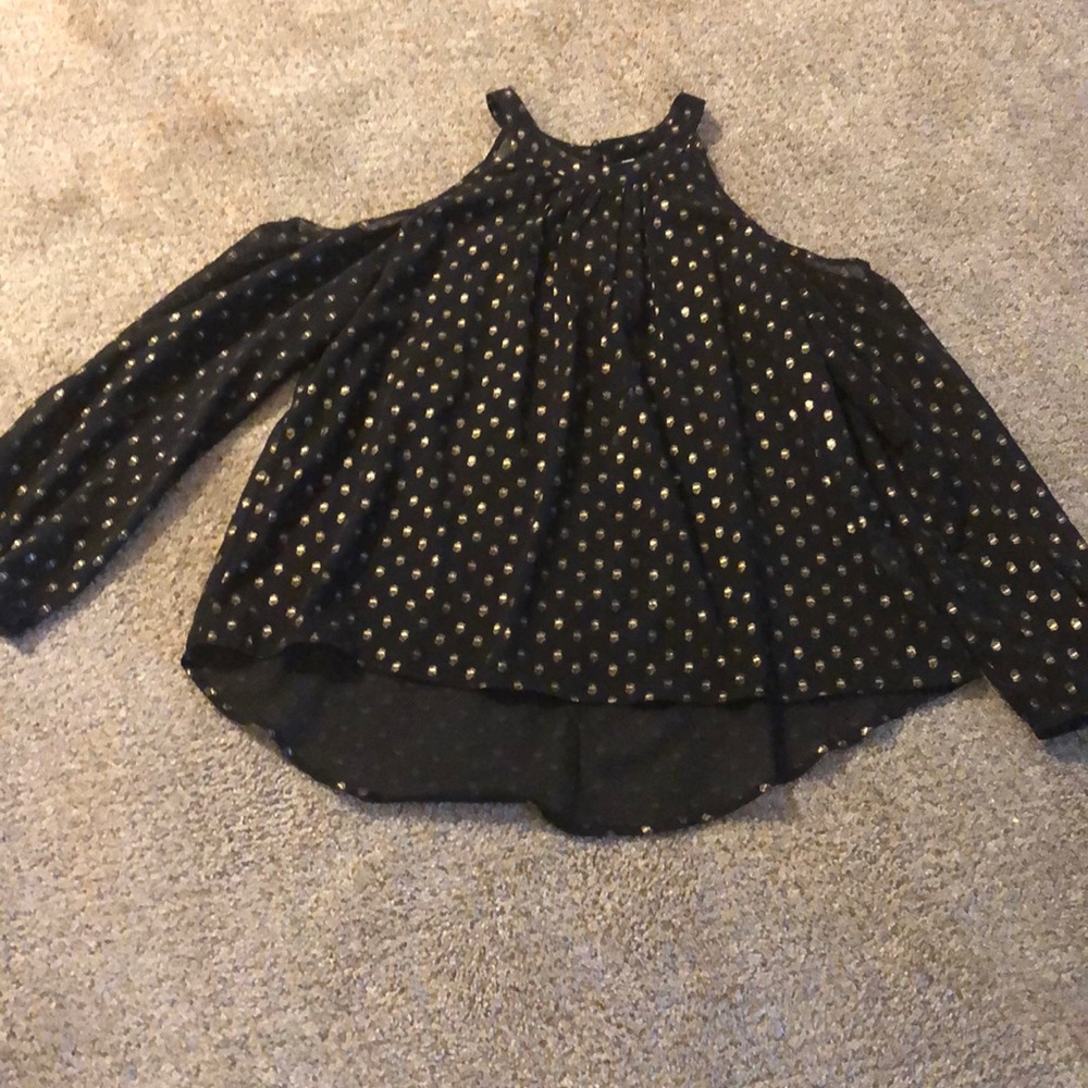 Truth NYC cold shoulder blouse
